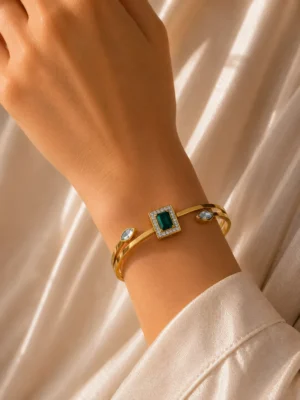 Emerald Glow Bracelet