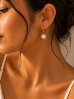 Luna Pearl Drop Earrings