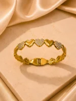 Golden Heart Bracelet