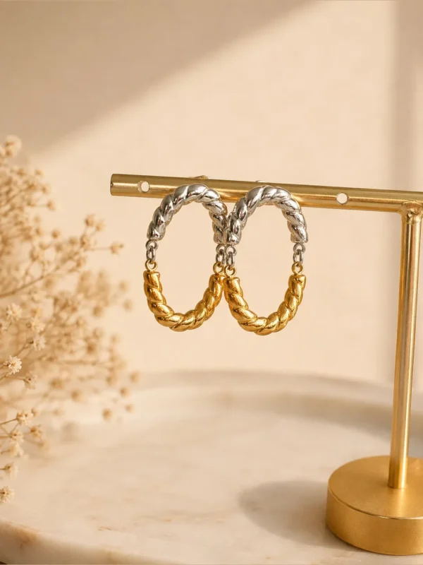 Dual U Earrings