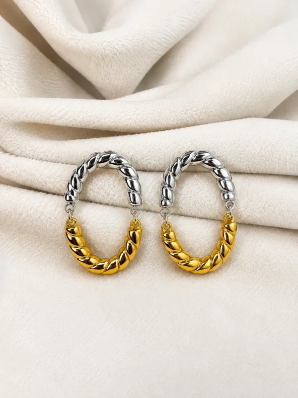 Dual U Earrings