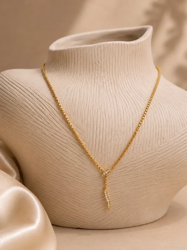 Golden Coil Necklace