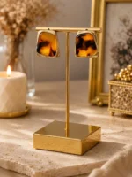 Tortoiseshell Studs