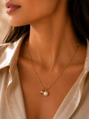 Luna Pearl Layered Necklace