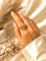 Ripped Heart Ring