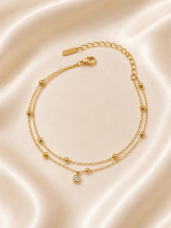 Dainty Sparkle Anklet