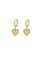 Heart Glow Drop Earrings