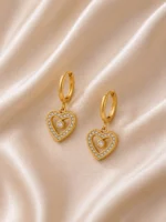 Heart Glow Drop Earrings