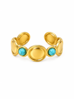 Turquoise Vintage Coin Ring