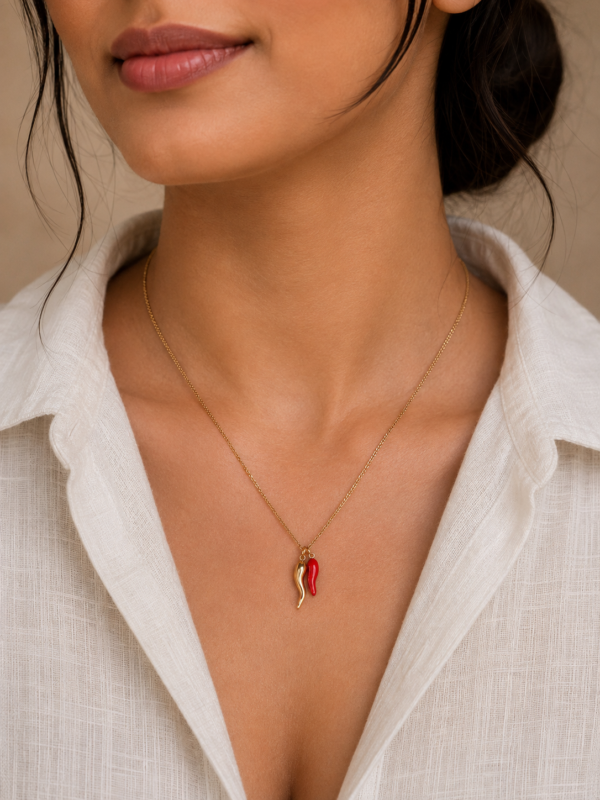 Too Hot Chilli Necklace