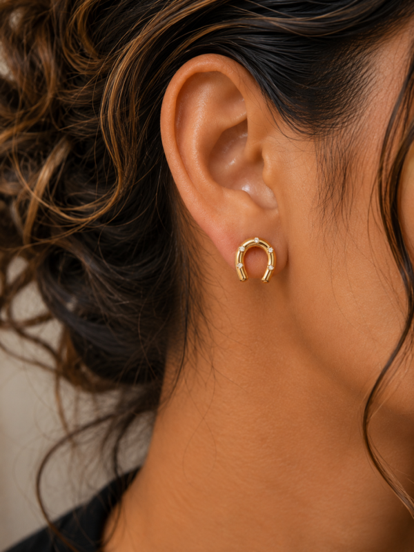 Horseshoe Stud Earrings