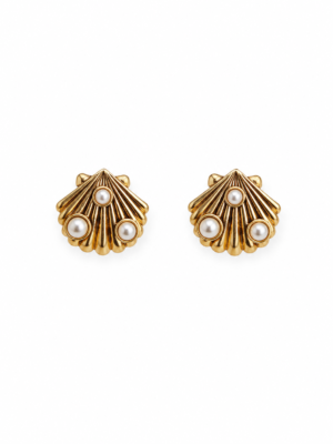 Seaside Shell Stud Earrings