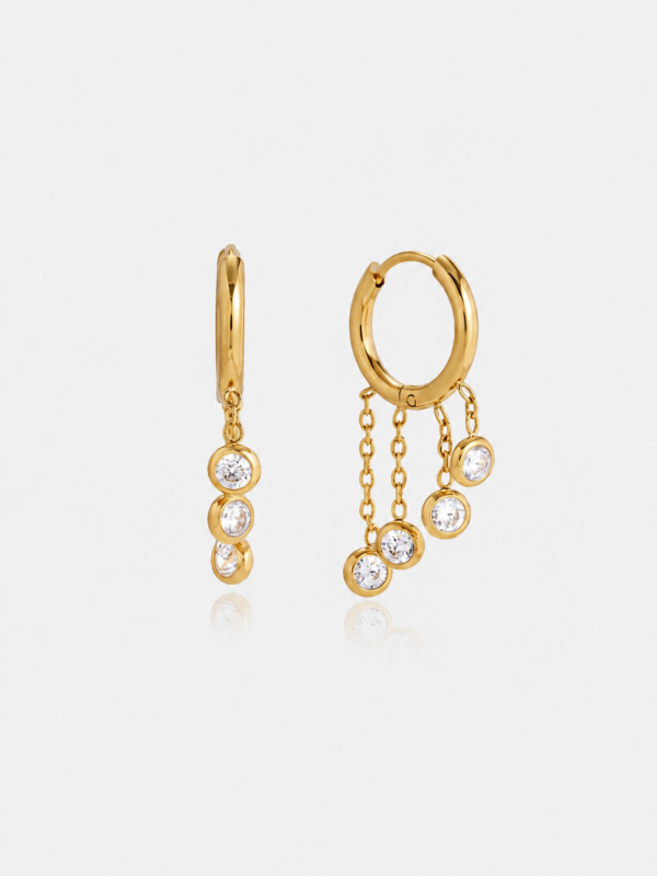 Crystal Waterfall Earrings