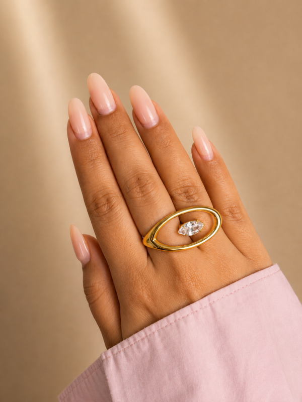 Marquise Loop Ring