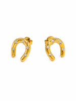 Horseshoe Stud Earrings