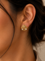 Seaside Shell Stud Earrings