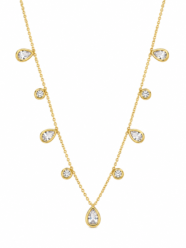 Teardrop Crystal Necklace