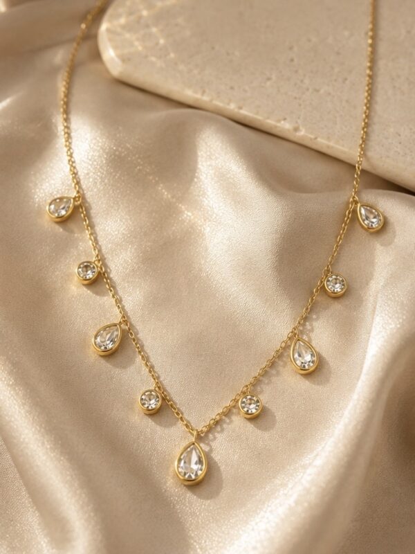 Teardrop Crystal Necklace