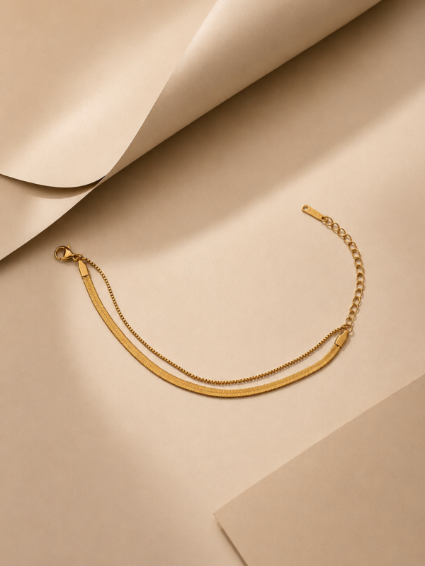 Snake Charm Layered Bracelet