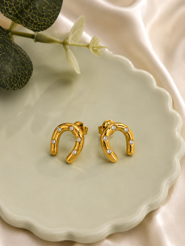 Horseshoe Stud Earrings