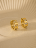 Heart Spark Hoop Earrings