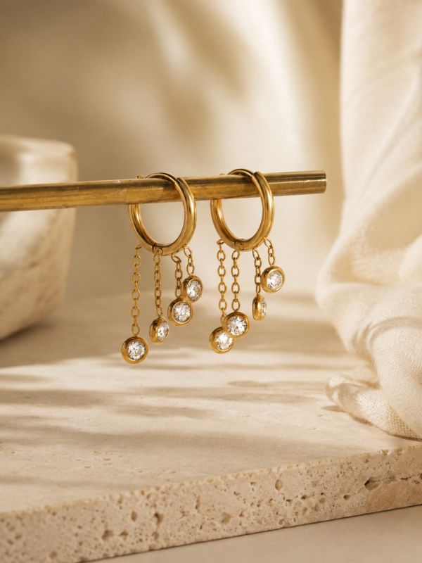 Crystal Waterfall Earrings