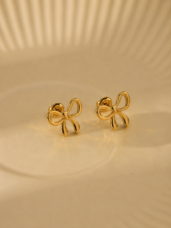 Grace Bow Stud Earrings