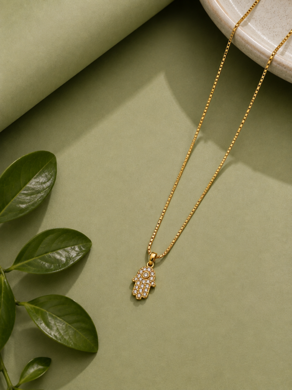 Guardian Hamsa Hand Necklace