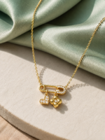 Must-Have Safety Pin Charm Necklace