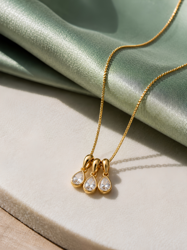 Trinity Drop Necklace