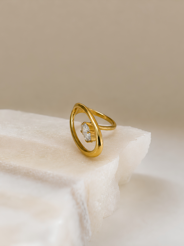 Marquise Loop Ring